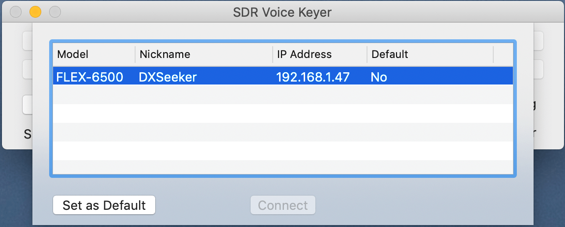 sdr apps for mac with rbds